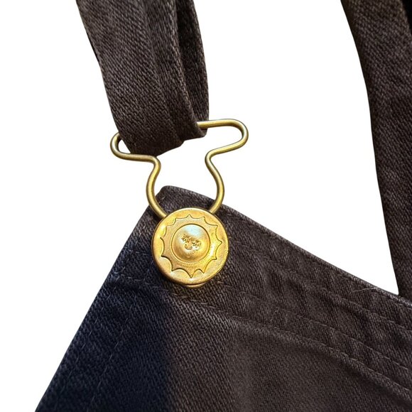 Big Bud Press 100% Cotton Artist Togs Twill Utility Overalls Women's 3XL Brown - Picture 4 of 16